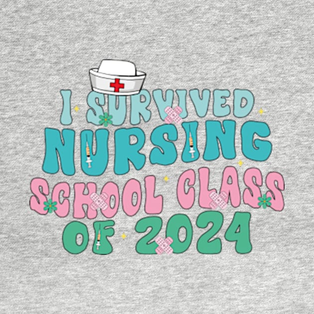 I Survived Nursing School Nurse Graduation by David Brown